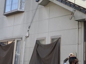 令和3年4月2日　福山市東部　外壁塗装・樋工事　現場調査！