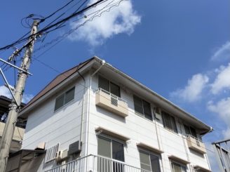 令和3年9月30日　福山市北吉津町　アパ－ト屋根・外壁調査